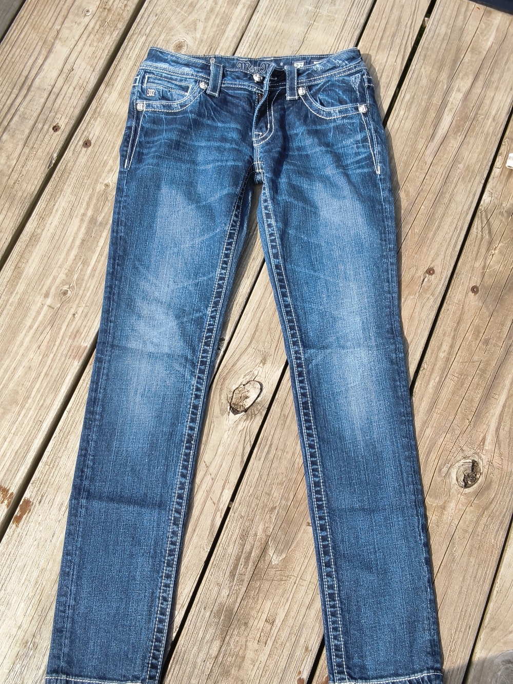 Miss Me Women's Blue Skinny Jeans